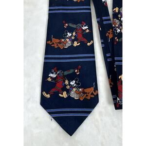 Mickey Unlimited Men’s Disney Character Necktie Navy Novelty